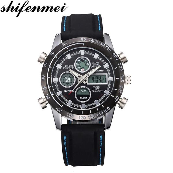 wristwatches shifenmei men sports military quartz watch man 2021 date clock digital wristwatch male relogio masculino, Slivery;brown
wristwatches shifenmei men sports military quartz watch man 2021 date clock digital wristwatch male relogio masculino, Slivery;brown