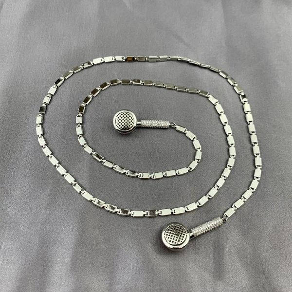 chokers 2021 headset necklace male and female personality simple sweater chain, Golden;silver
chokers 2021 headset necklace male and female personality simple sweater chain, Golden;silver