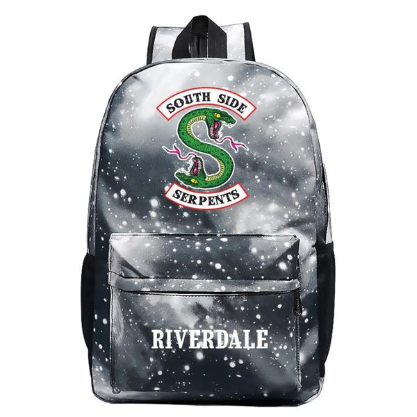 backpack wis riverdale school travel bag stars universe space galaxy printing for teenagers camouflage