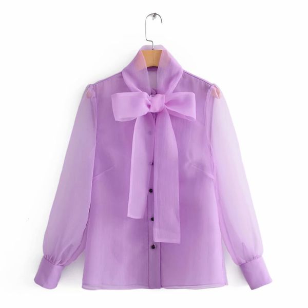 women transparent bow tied collar casual organza blouse shirts women business femininas blusas chic femininas ls4261 cx200618, White
women transparent bow tied collar casual organza blouse shirts women business femininas blusas chic femininas ls4261 cx200618, White