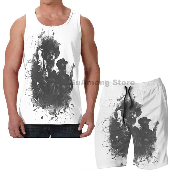 men's tracksuits summer funny print men tank women hunt showdown beach shorts sets fitness vest, Gray
men's tracksuits summer funny print men tank women hunt showdown beach shorts sets fitness vest, Gray