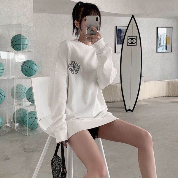 jcjwt fashion ch crosin autumn winter horseshoe sanskrit embroidery leather sleeve loose round neck sweater for men and women, Black
jcjwt fashion ch crosin autumn winter horseshoe sanskrit embroidery leather sleeve loose round neck sweater for men and women, Black