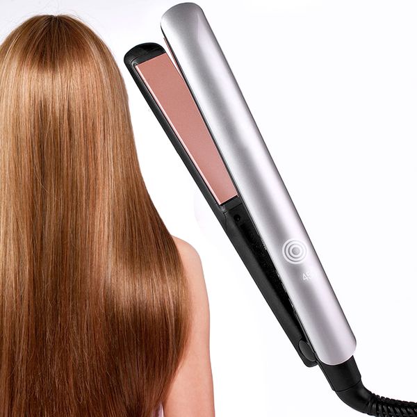 keratin therapy straightener flat iron lcd display 2-in-1 hair straightener curler comb plates curling & straightening, Black
keratin therapy straightener flat iron lcd display 2-in-1 hair straightener curler comb plates curling & straightening, Black