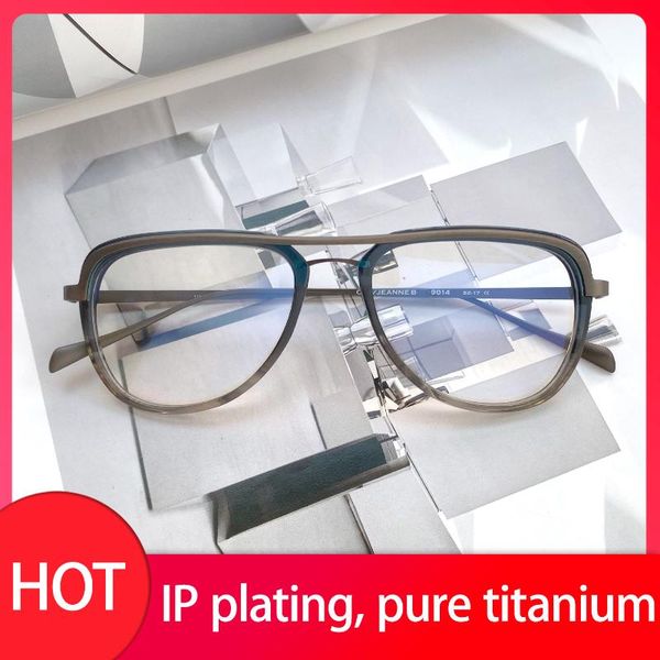 fashion sunglasses frames trend glasses titanium optical frame man and woman brand prescription blue light, Black
fashion sunglasses frames trend glasses titanium optical frame man and woman brand prescription blue light, Black