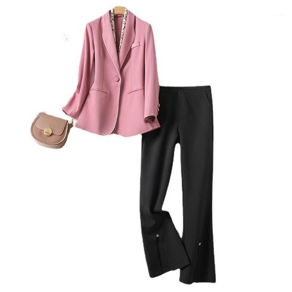 women's two piece pants designer women blazer sets long sleeve coat straight leg female elegant slim pant suits ol style, White
women's two piece pants designer women blazer sets long sleeve coat straight leg female elegant slim pant suits ol style, White