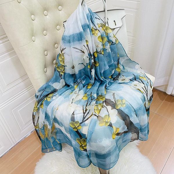 scarves summer sunscreen head cloud yarn 135*180cm light satin beach long towel chiffon shawls ponchos y capas mujer sjaal, Blue;gray
scarves summer sunscreen head cloud yarn 135*180cm light satin beach long towel chiffon shawls ponchos y capas mujer sjaal, Blue;gray