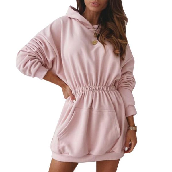 autumn hooded sweatshirt dress women solid slim long sleeve casual dresses women clothes loose female vestidos dress, Black;gray
autumn hooded sweatshirt dress women solid slim long sleeve casual dresses women clothes loose female vestidos dress, Black;gray
