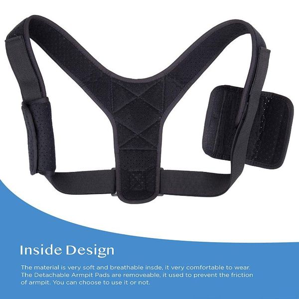 men's body shapers adjustable clavicle posture corrector men woemen upper back brace shoulder lumbar support belt corset correction, Black;brown
men's body shapers adjustable clavicle posture corrector men woemen upper back brace shoulder lumbar support belt corset correction, Black;brown