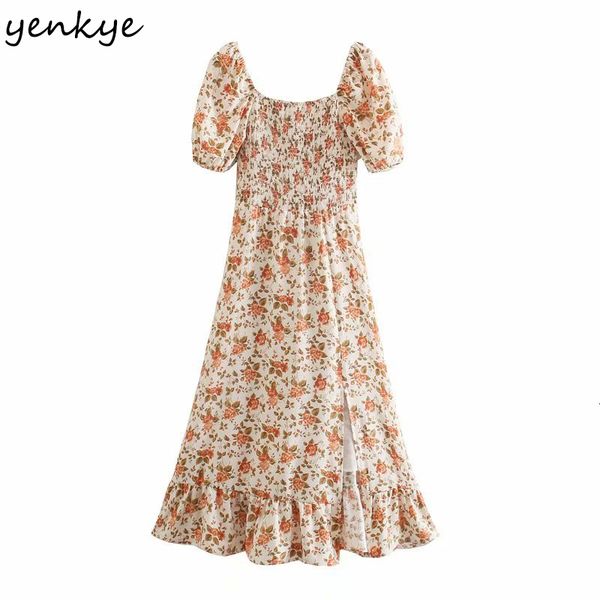 2021 new holiday summer women vintage floral print chiffon female sleeve hem slits midi a-line vestido 55od, Black;gray
2021 new holiday summer women vintage floral print chiffon female sleeve hem slits midi a-line vestido 55od, Black;gray