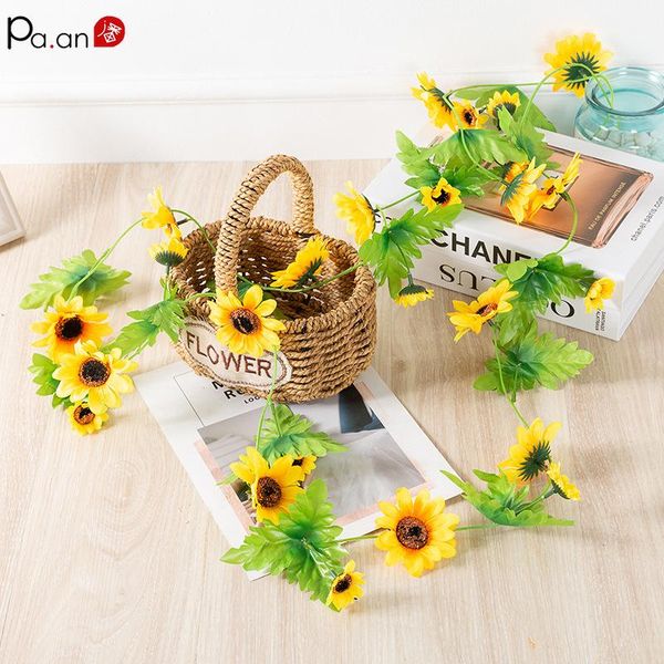 decorative flowers & wreaths artificial flower vine sunflower rattan 2.4m ceiling fake plant wedding decor air conditioning water pipe block
decorative flowers & wreaths artificial flower vine sunflower rattan 2.4m ceiling fake plant wedding decor air conditioning water pipe block