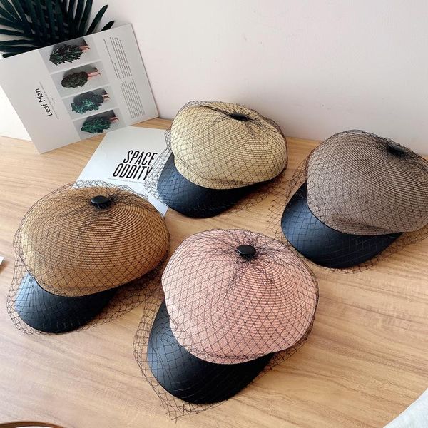wide brim hats elegant women's summer hat lace mesh beret sun protection cap female for girl british style beach straw, Blue;gray
wide brim hats elegant women's summer hat lace mesh beret sun protection cap female for girl british style beach straw, Blue;gray