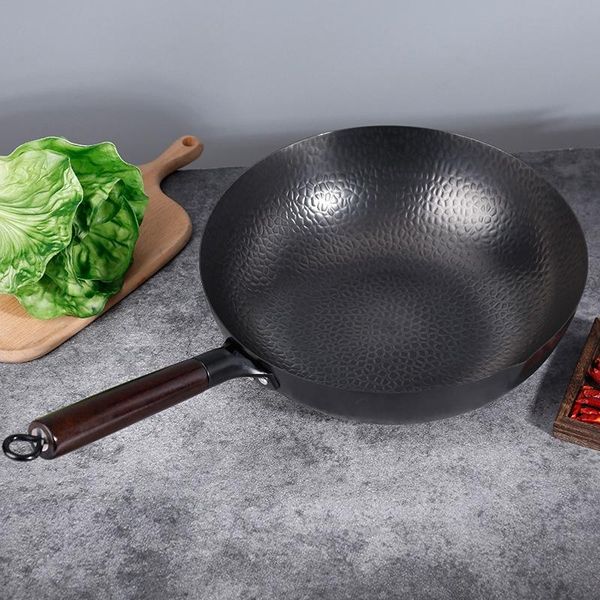 handmade household iron pot 32cm uncoated health wok non-stick pan fish scale kitchen tools pans
handmade household iron pot 32cm uncoated health wok non-stick pan fish scale kitchen tools pans