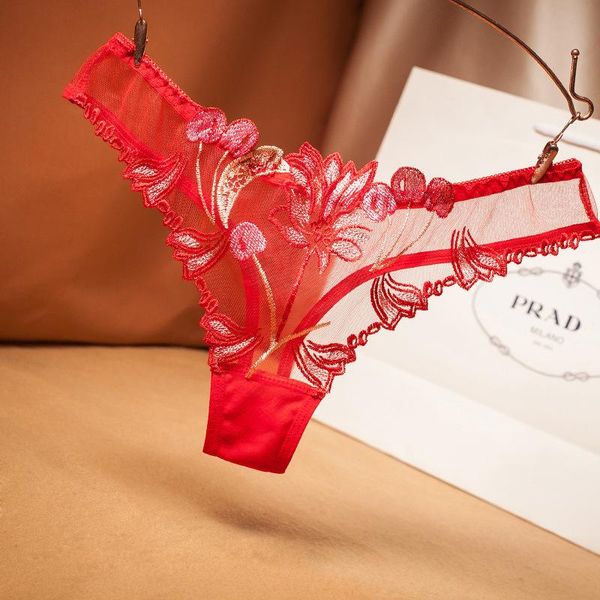women's panties fashion full transparent gauze thongs hollow out embroidery intimates accessories g-strings underwear, Black;pink
women's panties fashion full transparent gauze thongs hollow out embroidery intimates accessories g-strings underwear, Black;pink