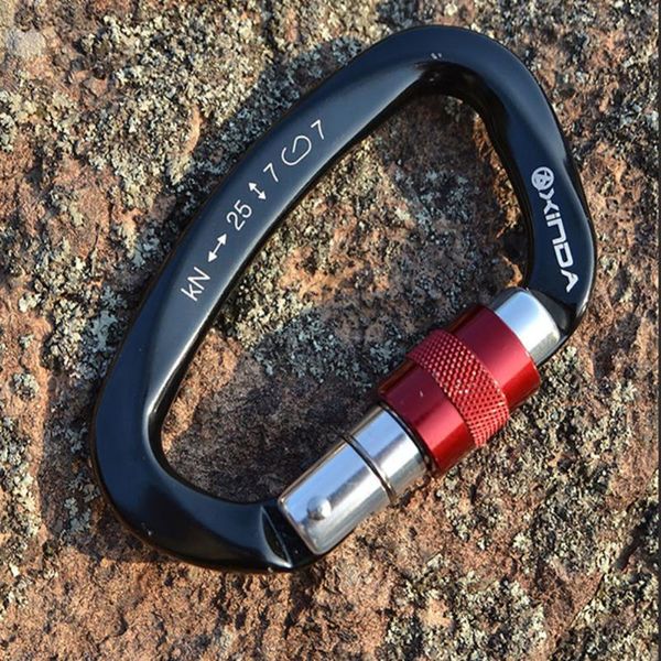 cords, slings and webbing 25kn professional carabiner d shape safety master lock outdoor rock climbing buckle equipment 2021
cords, slings and webbing 25kn professional carabiner d shape safety master lock outdoor rock climbing buckle equipment 2021