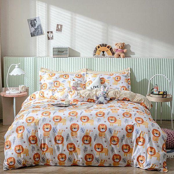 bedding sets home polyester set twin full king double duvet cover flat bed sheet pillowcase el linen bedroom bedclothes lion
bedding sets home polyester set twin full king double duvet cover flat bed sheet pillowcase el linen bedroom bedclothes lion