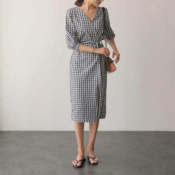 2021 new spring autumn women plaid lace up bow wrap v-neck three quarter sleeve high waist casual one piece vestido 1fdp, Black;gray
2021 new spring autumn women plaid lace up bow wrap v-neck three quarter sleeve high waist casual one piece vestido 1fdp, Black;gray