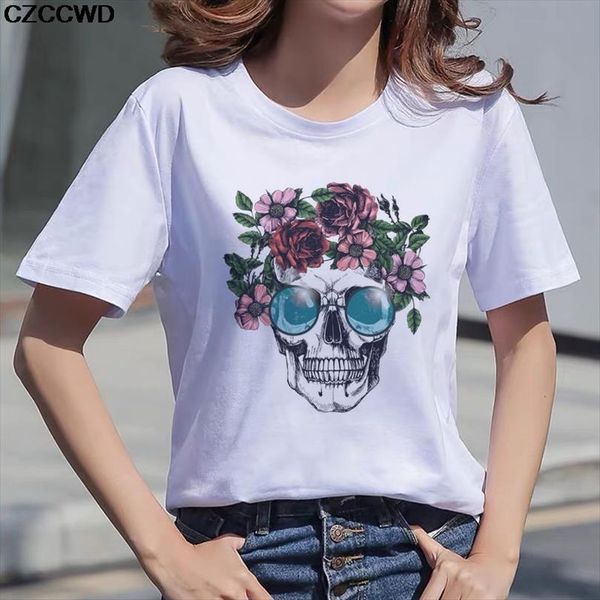 men casual skull with mens glasses print loose o neck short sleeve harajuku fashion summer, White;black
men casual skull with mens glasses print loose o neck short sleeve harajuku fashion summer, White;black
