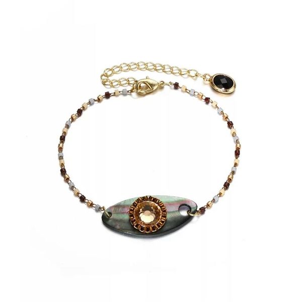 charm bracelets delicate retro shell bracelet japanese glass beads braclet for women big adjustable fashion jewelry 2021 accessory, Golden;silver
charm bracelets delicate retro shell bracelet japanese glass beads braclet for women big adjustable fashion jewelry 2021 accessory, Golden;silver
