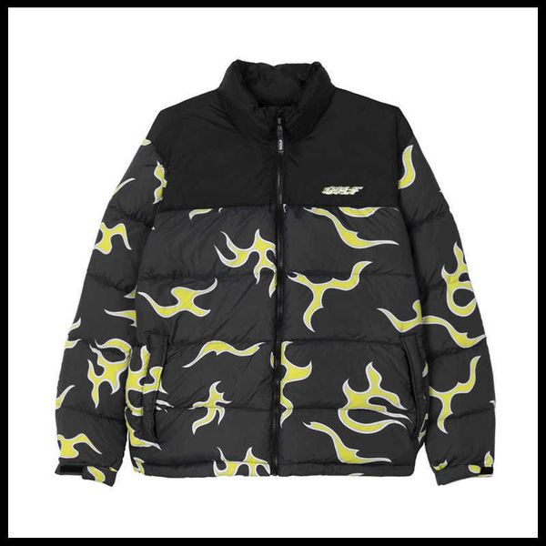 22ss cotton-padded down jacket new men black golf flower le fleur tyler the creator blue flame coats & jackets down cotton warm winter coat
22ss cotton-padded down jacket new men black golf flower le fleur tyler the creator blue flame coats & jackets down cotton warm winter coat