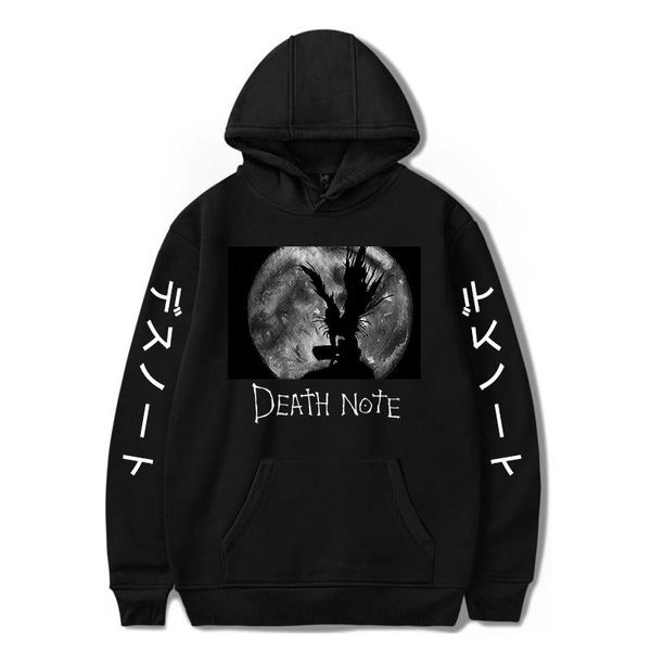 men's hoodies & sweatshirts anime death note hoodie harajuku kawaii y2k streetwear sweatshirt undefined kpop coat women oversized man, Black
men's hoodies & sweatshirts anime death note hoodie harajuku kawaii y2k streetwear sweatshirt undefined kpop coat women oversized man, Black
