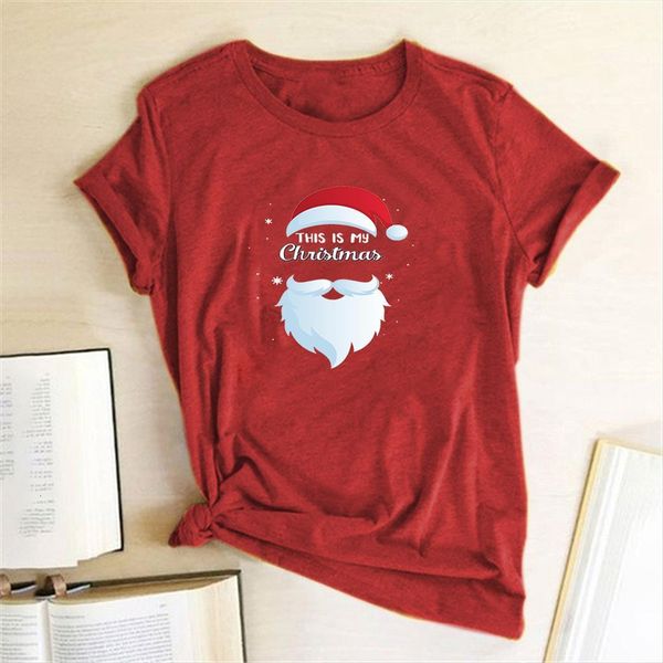 funny santa claus this womens t shirts is my christmas printed harajuku graphic tees short sleeve round neck cute, White
funny santa claus this womens t shirts is my christmas printed harajuku graphic tees short sleeve round neck cute, White