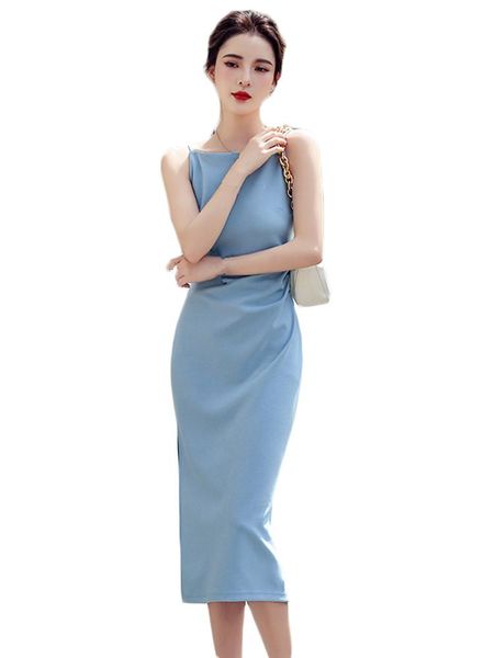 casual dresses zc3614 female summer 2021 women fashion temperament slit shoulder strap dress wholesale, Black;gray
casual dresses zc3614 female summer 2021 women fashion temperament slit shoulder strap dress wholesale, Black;gray
