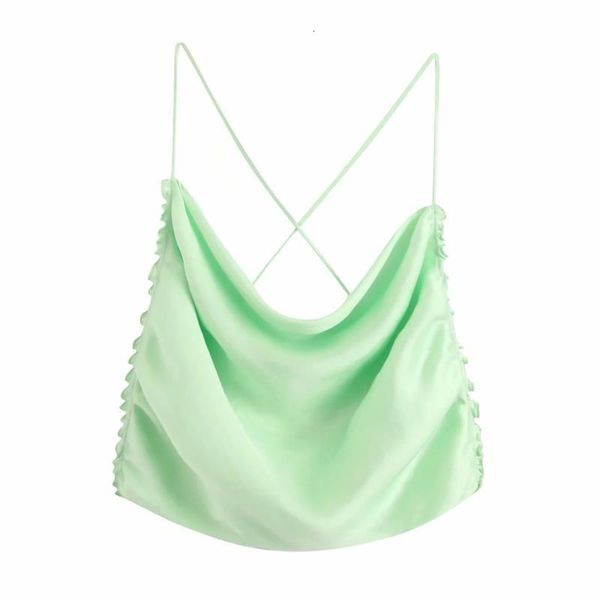 new 2021 women spaghetti strap solid satin short blouse women backless agaric lace sling femininas crop ls6506, White
new 2021 women spaghetti strap solid satin short blouse women backless agaric lace sling femininas crop ls6506, White