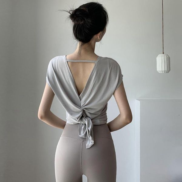 yoga outfit women's running clothes outer wear sports vest quick-drying t-shirt summer thin blouse fitness
yoga outfit women's running clothes outer wear sports vest quick-drying t-shirt summer thin blouse fitness