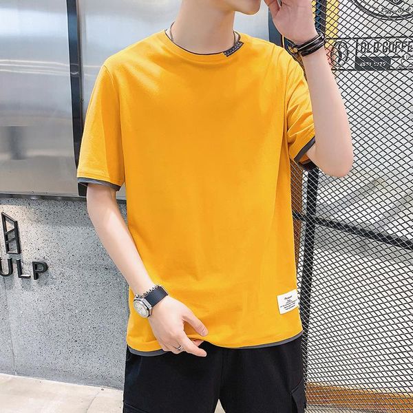 men's t-shirts 100% cotton short sleeves tees fashion tshirt in black white dark grey yellow color with size m-3xl causual style 346, White;black
men's t-shirts 100% cotton short sleeves tees fashion tshirt in black white dark grey yellow color with size m-3xl causual style 346, White;black