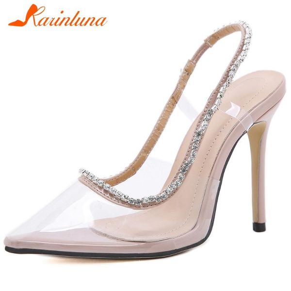 sandals karin brand female concise elegant pointed toe thin high heels women 2021 summer pvc shoes, Black
sandals karin brand female concise elegant pointed toe thin high heels women 2021 summer pvc shoes, Black