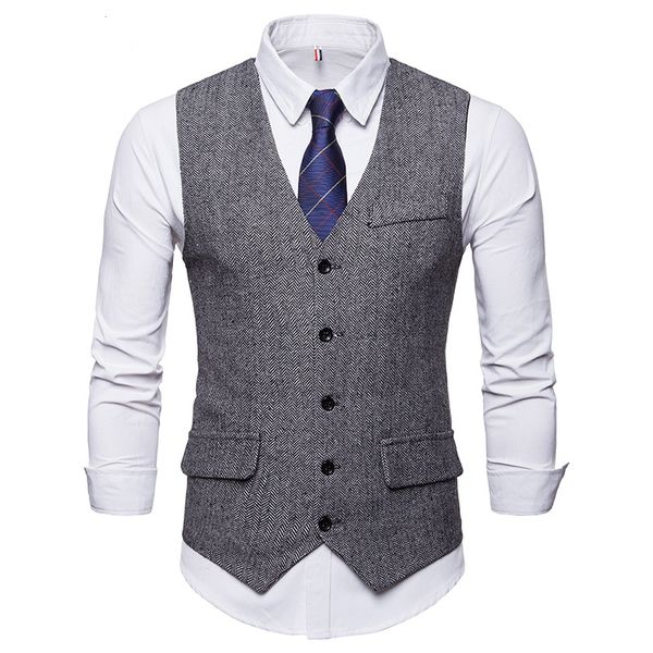 mens suit vest grey double breasted woolen formal v-neck waistcoat vintage gentlemen blazers vests for wedding party dress, Black
mens suit vest grey double breasted woolen formal v-neck waistcoat vintage gentlemen blazers vests for wedding party dress, Black