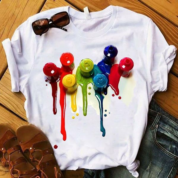 graphic finger nail 3d womens t shirts camisas 90s girl summer tee female ladies clothes, White
graphic finger nail 3d womens t shirts camisas 90s girl summer tee female ladies clothes, White