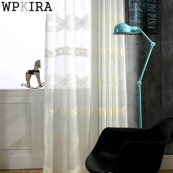 modern emboridery tulle curtain for living room stripe sheer voile fabric drape kitchen bay window custom made z230#d
modern emboridery tulle curtain for living room stripe sheer voile fabric drape kitchen bay window custom made z230#d