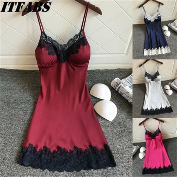 nightgowns sleepshirts v-neck lace homewear set women satin slik sleepwear summer lingerie bow nightdress robe set femme, Black;red
nightgowns sleepshirts v-neck lace homewear set women satin slik sleepwear summer lingerie bow nightdress robe set femme, Black;red