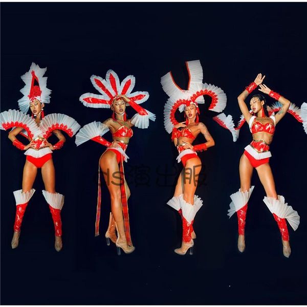 stage wear nightclub bar female singer performance jazz dance costume theme party red retro exaggerated catwalk clothes dwy4640, Black;red
stage wear nightclub bar female singer performance jazz dance costume theme party red retro exaggerated catwalk clothes dwy4640, Black;red