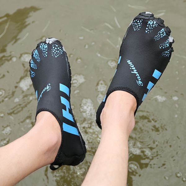 summer men sneakers swimming shoes barefoot women sea beach surfing water sports aqua shoes wading athletic water footwear, Black
summer men sneakers swimming shoes barefoot women sea beach surfing water sports aqua shoes wading athletic water footwear, Black
