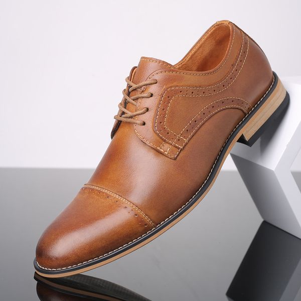 men's busins shoes brock men's carved real leather large british formal men, Black
men's busins shoes brock men's carved real leather large british formal men, Black
