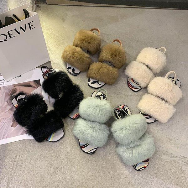 slippers fur slides women shoes woman 2021 winter flat bottom casual faux zapatos de mujer, Black
slippers fur slides women shoes woman 2021 winter flat bottom casual faux zapatos de mujer, Black