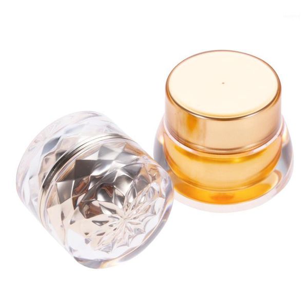 storage bottles & jars 5g/7g gold face cream jar cosmetic bottle double layer crystal acrylic makeup container eyeshadow travel diamand pot
storage bottles & jars 5g/7g gold face cream jar cosmetic bottle double layer crystal acrylic makeup container eyeshadow travel diamand pot