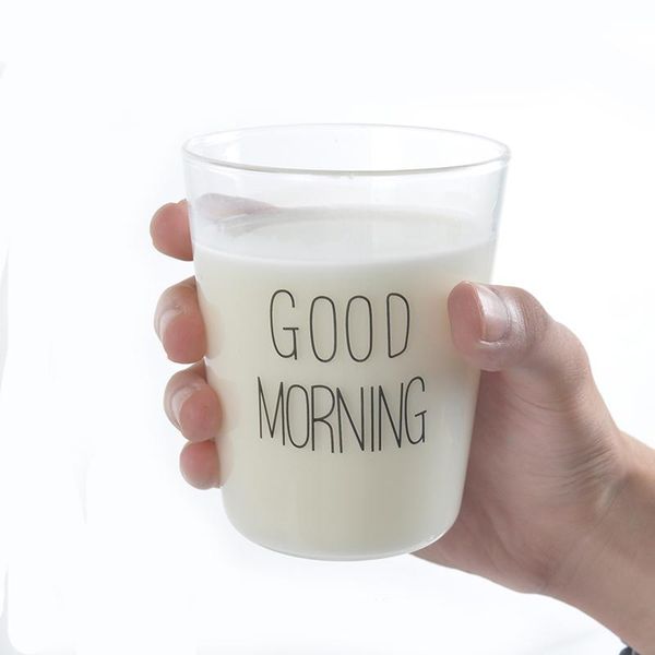 mugs 330ml heat-resistant glass mugs.brief style good morning breakfast cups glassware for milk smoothie drinkware
mugs 330ml heat-resistant glass mugs.brief style good morning breakfast cups glassware for milk smoothie drinkware