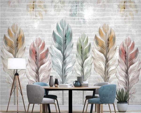 wallpapers nordic colorful feathers modern 3d wallpaper mural papel de parede for living room tv sofa wall kids papers home decor
wallpapers nordic colorful feathers modern 3d wallpaper mural papel de parede for living room tv sofa wall kids papers home decor