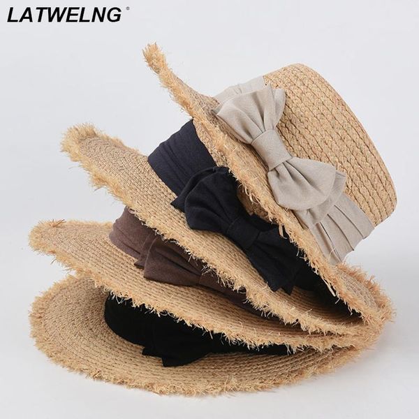 wide brim hats wholesale female fashion double bow beach hat raffia sun for women summer flat uv dress up party caps holiday, Blue;gray
wide brim hats wholesale female fashion double bow beach hat raffia sun for women summer flat uv dress up party caps holiday, Blue;gray
