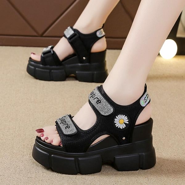 dress shoes gladiator platform sandals women 2021 summer fashion rhinestone design chunky high heels wedge beach, Black
dress shoes gladiator platform sandals women 2021 summer fashion rhinestone design chunky high heels wedge beach, Black