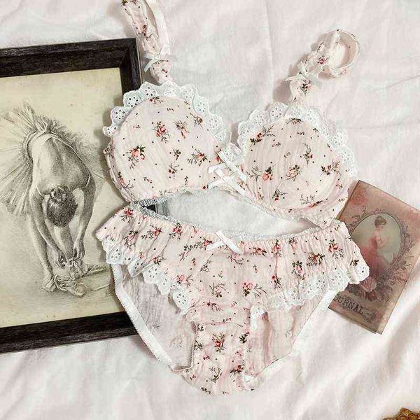nxy set kawaii lingerie seamless lounge underwear set women girls japanese ruffles bra and panty briefs floral cotton panties 1129, Red;black
nxy set kawaii lingerie seamless lounge underwear set women girls japanese ruffles bra and panty briefs floral cotton panties 1129, Red;black