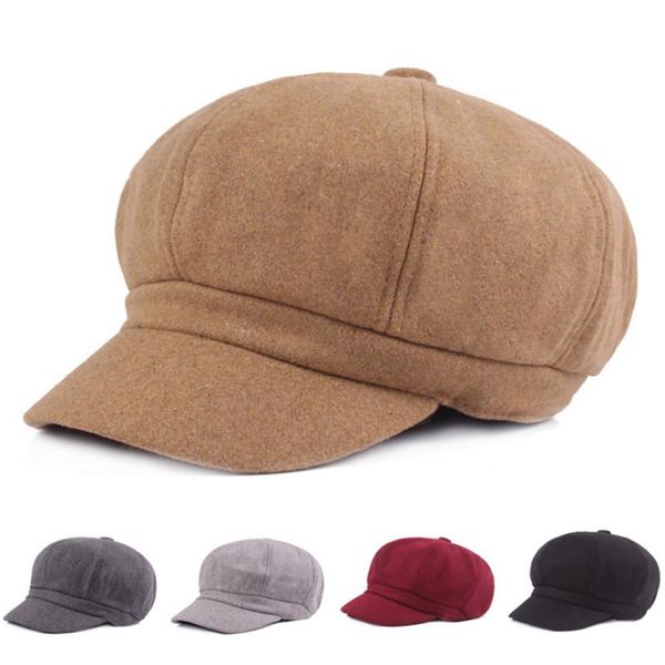 berets fashion soft wool women's beret fall winter cap casual brim octagonal hat, Blue;gray
berets fashion soft wool women's beret fall winter cap casual brim octagonal hat, Blue;gray
