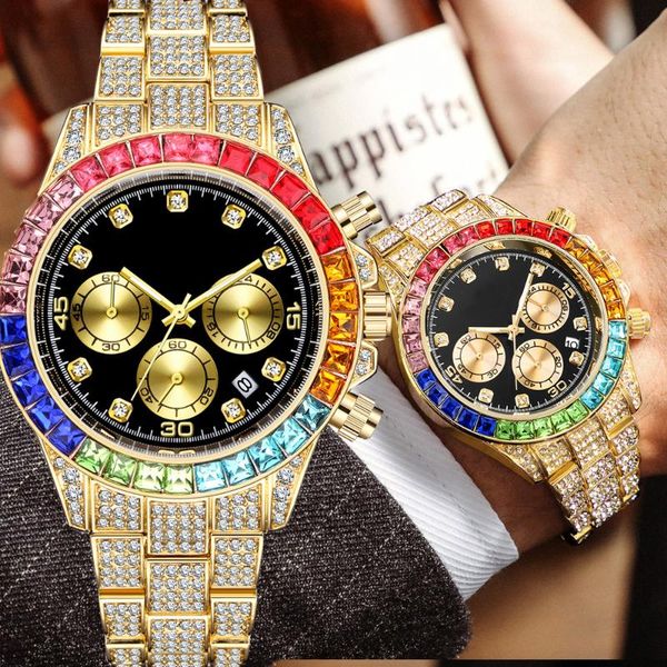 wristwatches hip hop jewelry gold calendar steel multi-functional luxury diamond watch waterproof large dial men sport iced out, Slivery;brown
wristwatches hip hop jewelry gold calendar steel multi-functional luxury diamond watch waterproof large dial men sport iced out, Slivery;brown