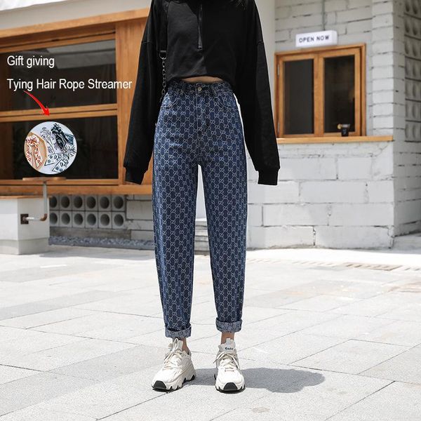 women's jeans fashion embroidery letter print women high waist baggy plus size straight leg boyfriends femme vintage denim pants 8, Blue
women's jeans fashion embroidery letter print women high waist baggy plus size straight leg boyfriends femme vintage denim pants 8, Blue
