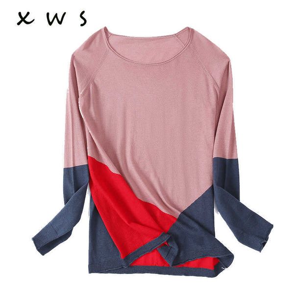 basic spring autumn loose sweater pullovers women casual o-neck long sleeve knit sweater female jumpers patchwork sweater 210604, White;black
basic spring autumn loose sweater pullovers women casual o-neck long sleeve knit sweater female jumpers patchwork sweater 210604, White;black
