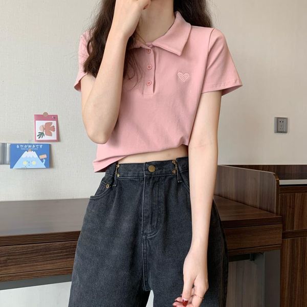 women's t-shirt summer embroidered short-sleeved shirt female korean style slim ins women, White
women's t-shirt summer embroidered short-sleeved shirt female korean style slim ins women, White