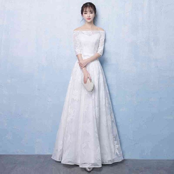 luxury prom dresses banquet evening 2021 autumn elegant white one shoulder long bridmaid small, Black 
luxury prom dresses banquet evening 2021 autumn elegant white one shoulder long bridmaid small, Black